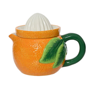 Decoris exprimidor de cítricos dolomita 15x21x12cm naranja forma naranja