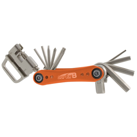 MultiTool TB-FD40 17 Funciones 73 x 45 mm de acero inoxidable naranja