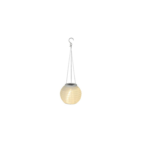 Lumineo farol solar nylon blanco ø15xh10cm