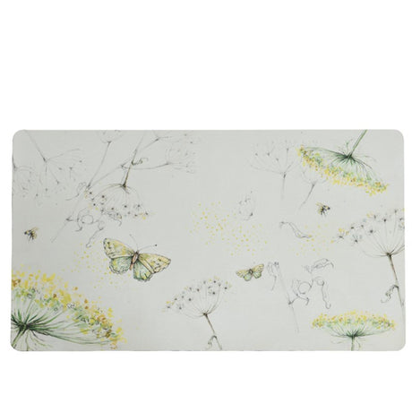 Decoris felpudo goma mariposa 45x75cm
