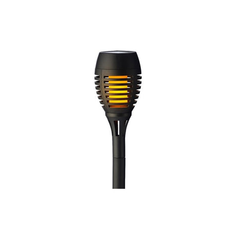 Lumineo antorcha solar plástico efecto llama ã˜7,5xh27cm-12l embalaje de 4 piezas