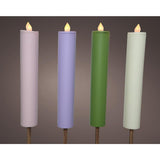 Linterna solar Lumineo de plástico dia4-h90cm disponible en 4 colores diferentes