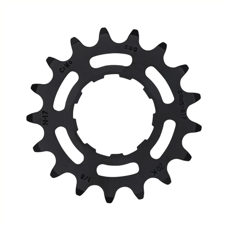 KMC Gear 19t Negro - Anillo de cadena de bicicletas