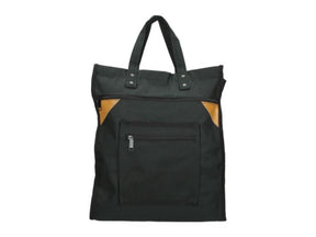 Bolsa de compras de lona robusta negra