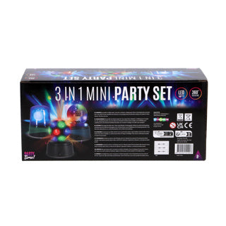 ¡Hora de fiesta! Mini disco Party Time, juego de 3