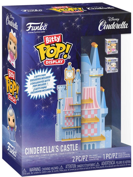 Funko Disney Bitty Pop! ¡expositor con 2 figuras de vinilo de la muñeca del castillo de Cenicienta! figura - 2cm