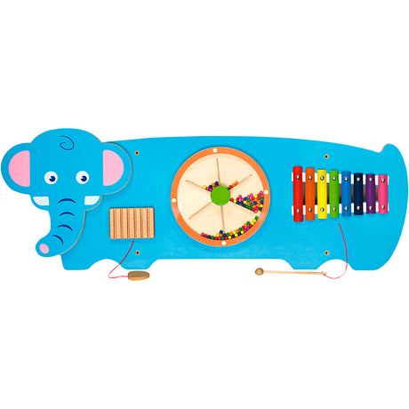Vigatoys https: www.cchobby.nl tablero-de-actividades-de-madera-viga-con-elefante-tamaño-91x32x4-6-cm-1-pieza