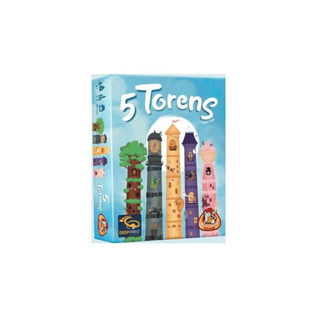 Juego de cartas de las 5 torres de White Goblin Games.