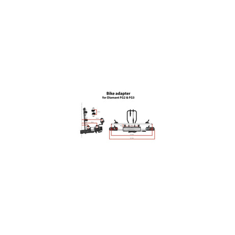 Tradekar international bv pro user diamante fg2 portabicicletas con barra de remolque nm 2 bicicleta