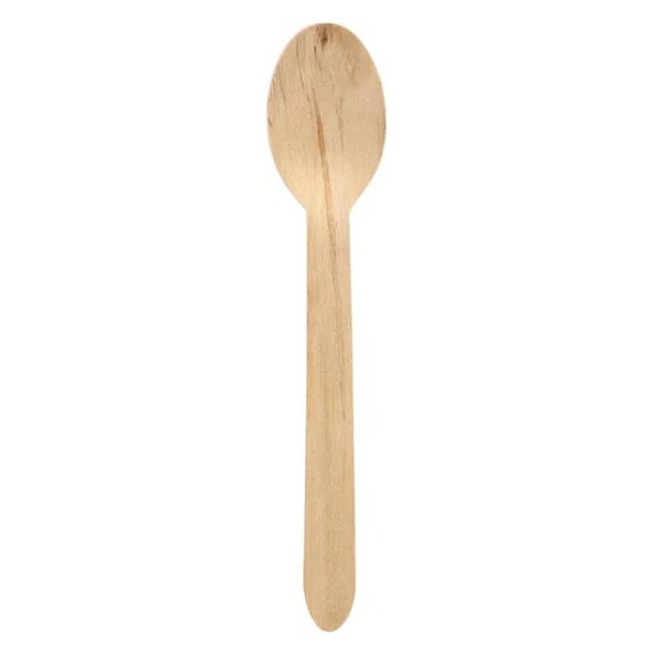 Cuchara madera 16 cm (250 piezas)