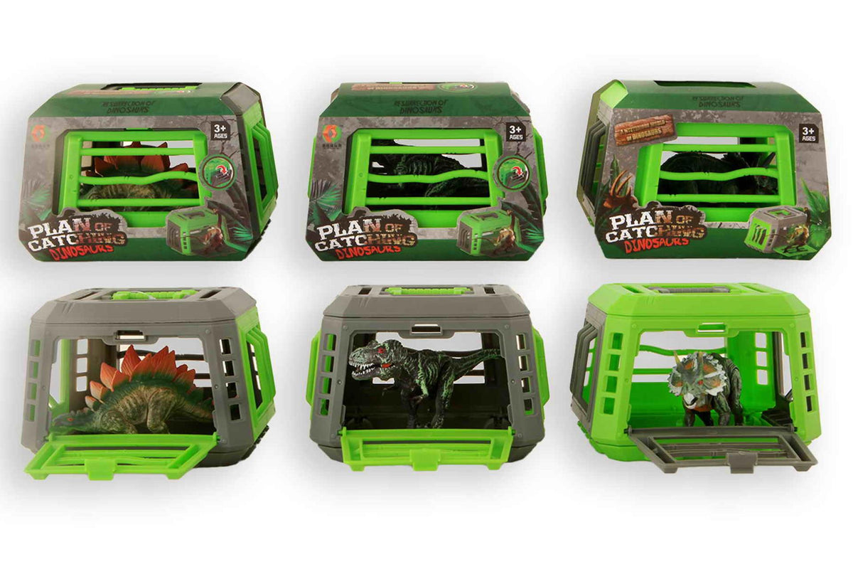Kidsfun dinosaurio en jaula 13cm kidsfun dinosaurio en jaula 13cm