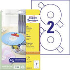 Etiquetas de CD avery l6043-25 117mm blanco