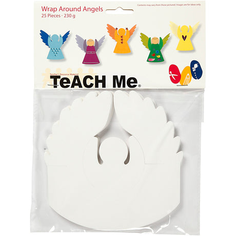 Empresa creativa https: www.cchobby.nl wrap-around-engelen-h-10-5-cm-d-7-cm-230-gr-white-25-piece-1-box