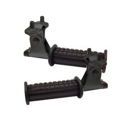 Polisport plásticos s.a. Juego de reposapiés bobike 1110s - horquilla trasera - negro