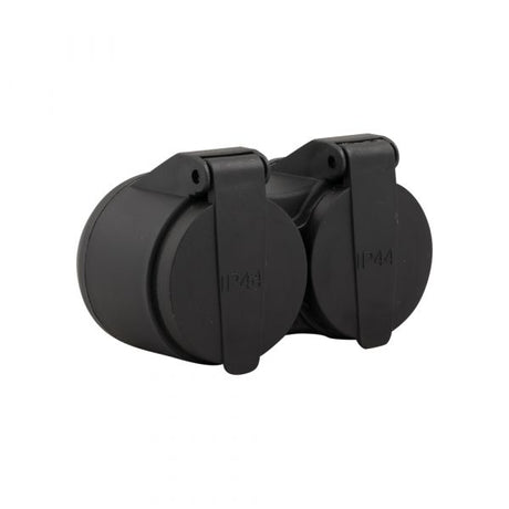 Adaptador enchufe duo + patio con solapa