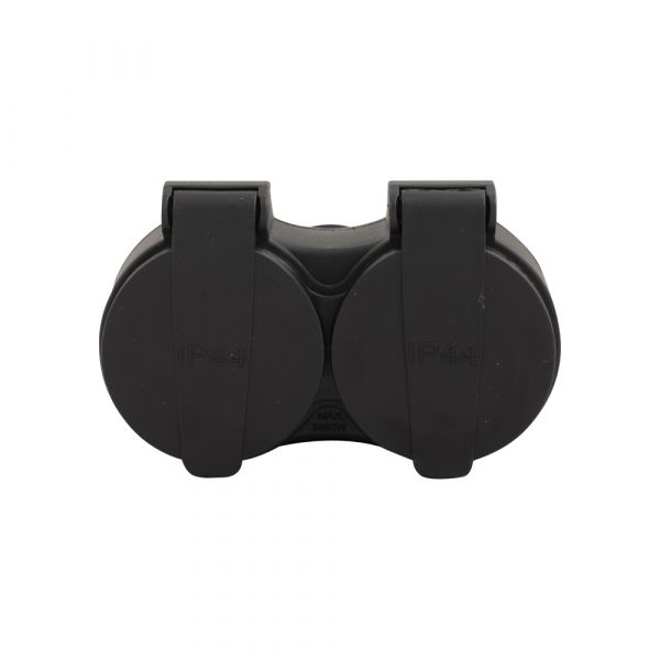 Adaptador enchufe duo + patio con solapa