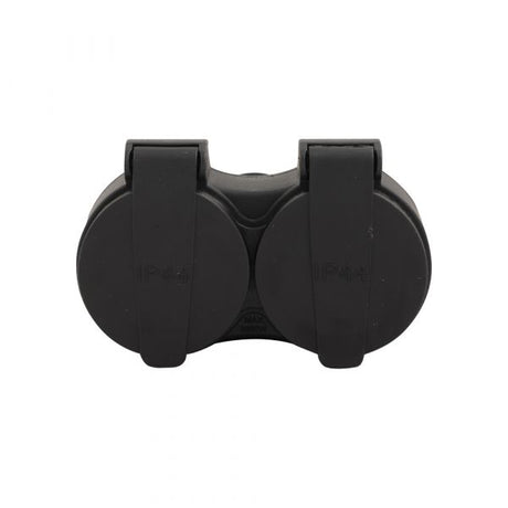 Adaptador enchufe duo + patio con solapa