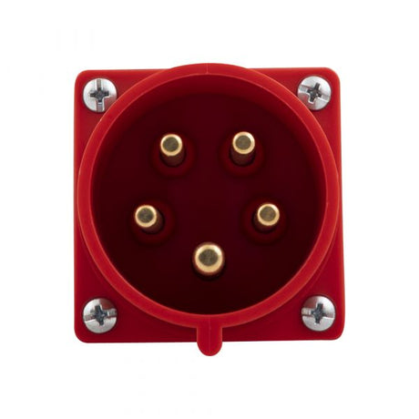 GP CEE 5P 32A 400V OPB WCD rojo con pines - 6315177