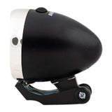 Faro cromo negro LED bicicleta