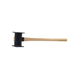 Martillo de jardín eurotool de mm de metal, con mango de 90 cm.