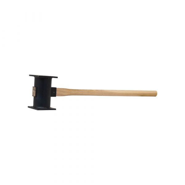 Martillo de jardín eurotool de mm de metal, con mango de 90 cm.