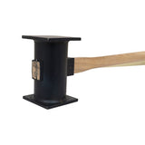 Martillo de jardín eurotool de mm de metal, con mango de 90 cm.