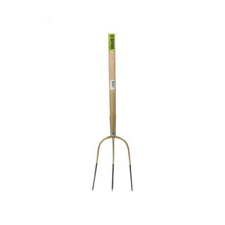 Hooivork 3 dientes, acero 4.5vt 135 cm.