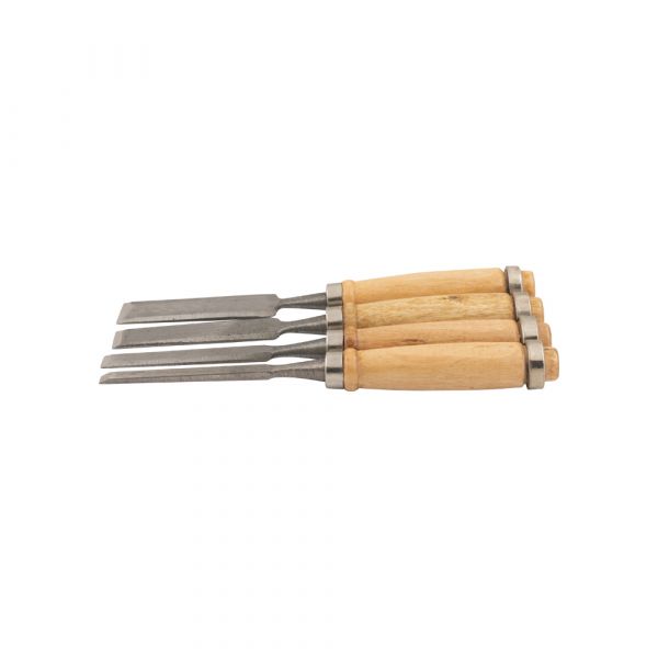 Juego de cincel de madera de 4 piezas