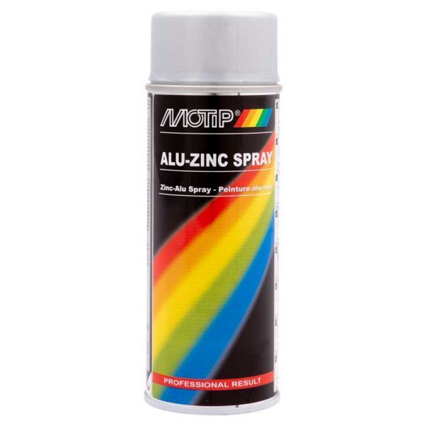 Motip spray bote 400ml spray aluminio zinc