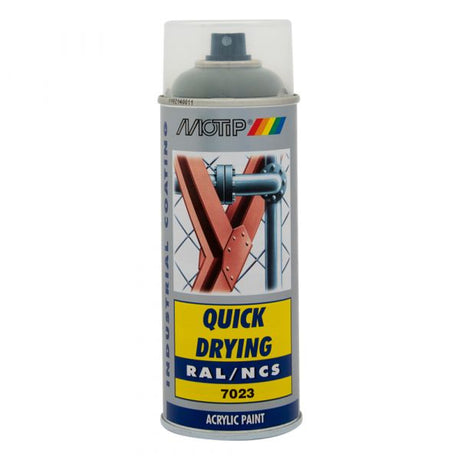 Industrial ral7023 400ml. motip