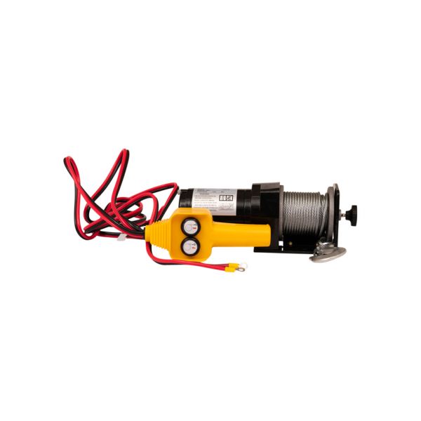 Cabrestante eléctrico 12v, 2000 lbs.