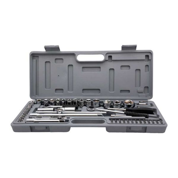 Caja de enchufe Topgear de 52 piezas, 1 4 +1 2 *