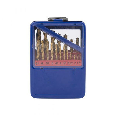 Juego de brocas Topgear de 19 piezas, metal hss