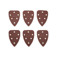 Hoja de lija 6 piezas 98x139mm k80