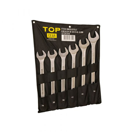 Llaves combinadas Topgear 6 piezas 34-50 mm.