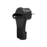 Enchufe de negro extra plano