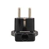 Enchufe de negro extra plano