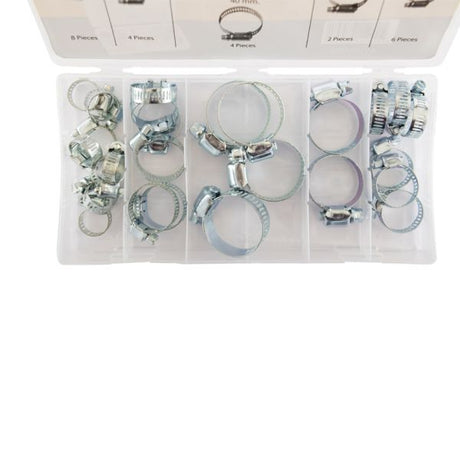 Conjunto de abrazadera de manguera del engranaje superior. 26 piezas