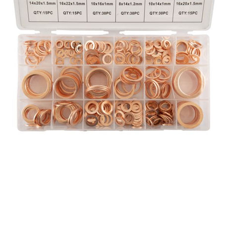 Conjunto de anillos de cobre Top Gear. 350 uds.