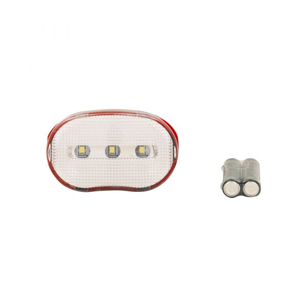Lámpara bicicleta 3 LEDs blanca