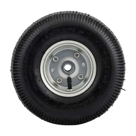 Rueda 4,10x3,50 agujero eje 16 mm. neumático