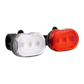 Juego de luces para bicicleta 2 piezas.