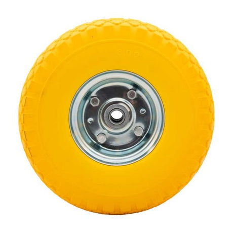Rueda antipinchazos 3.00x4 eje agujero 16 mm.