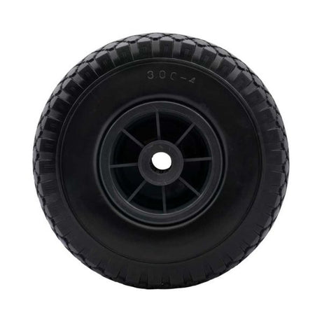 Rueda antipinchazos 300x4 llanta plastico gris