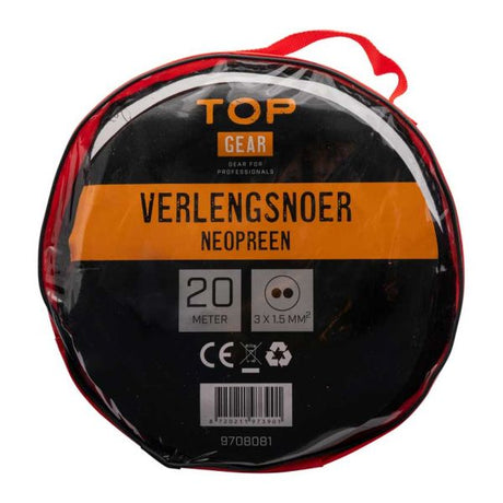 Neoopreno de cable de extensión de TopGear 3x1.5 20 metros