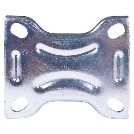 Rueda fija Tarso de 125 mm. azul