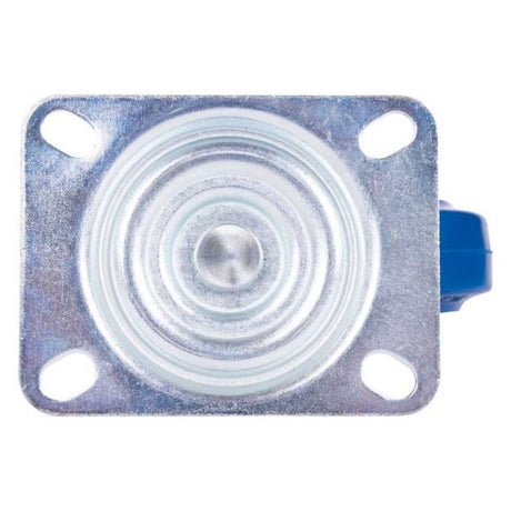 Rueda giratoria Tarso de 100 mm. azul