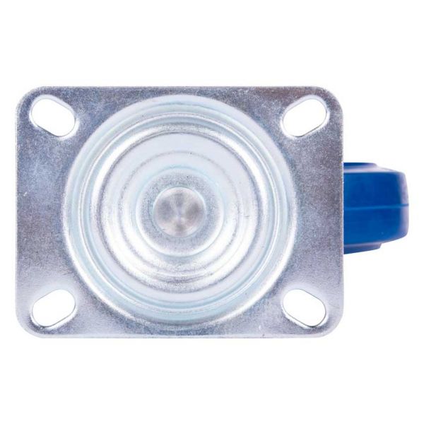 Rueda giratoria Tarso de 125 mm. azul