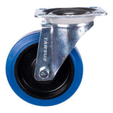 Rueda giratoria Tarso 160 mm. azul