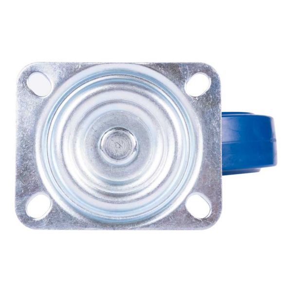 Rueda giratoria Tarso 160 mm. azul